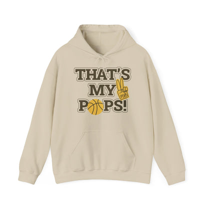 Father's Day Unisex Hooded Sweatshirt - That's My Pops! Design