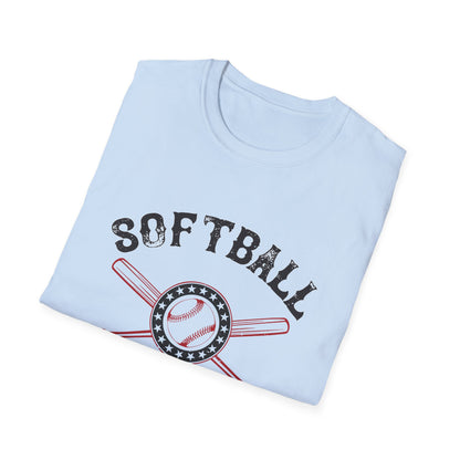 Mother's Day Unisex T-Shirt - Softball Mom Design