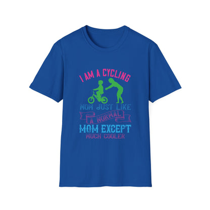 Mother's Day Unisex T-Shirt - I Am A Cycling Mom Design