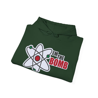Motivational Unisex Hooded Sweatshirt - I'm The Bomb Design