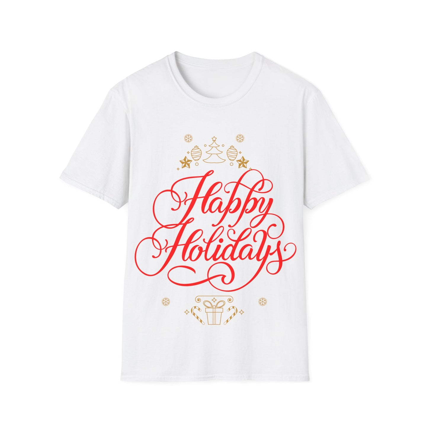 Christmas Unisex T-Shirt - Happy Holidays Design