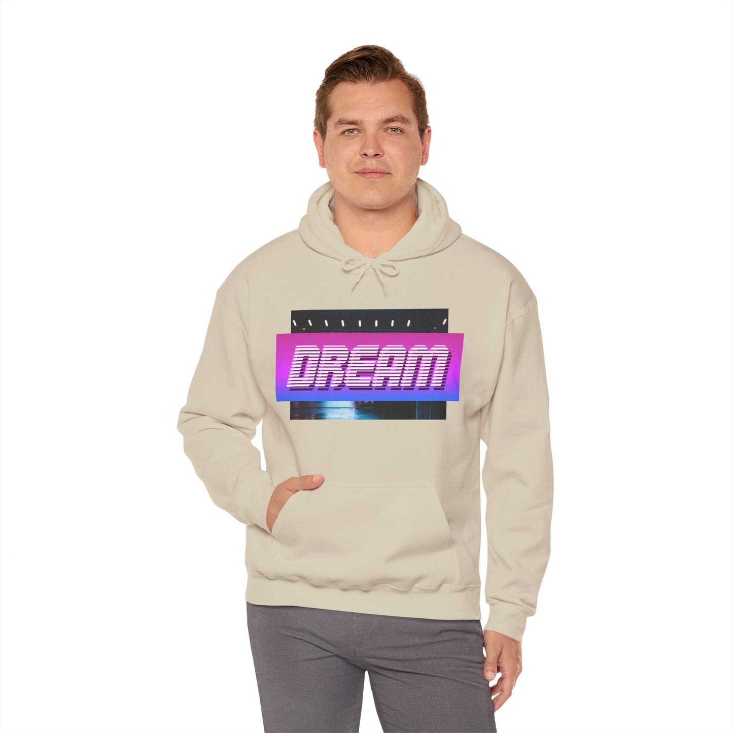 Motivational Unisex Hooded Sweatshirt - Dream Design