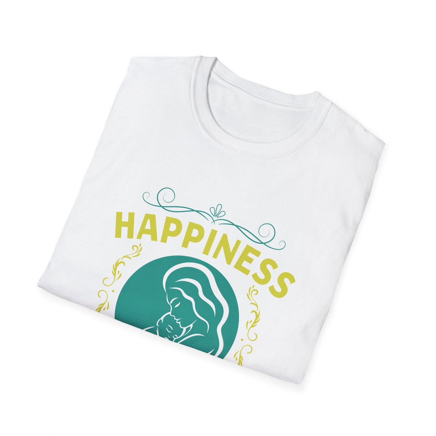 Mother's Day Unisex T-Shirt - Happiness Is Being A Mom Design