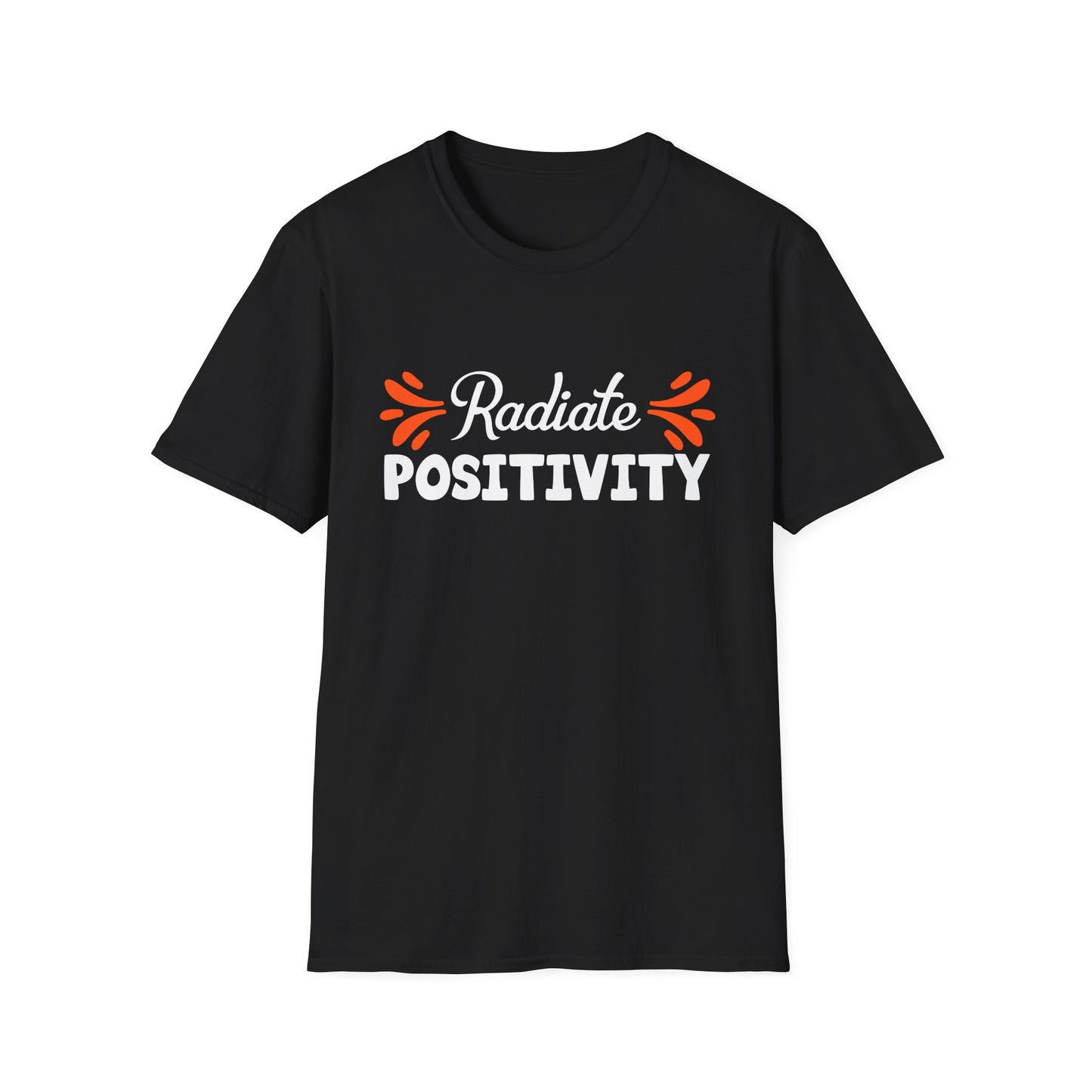 Motivational Unisex T-Shirt - Radiate Positivity Design