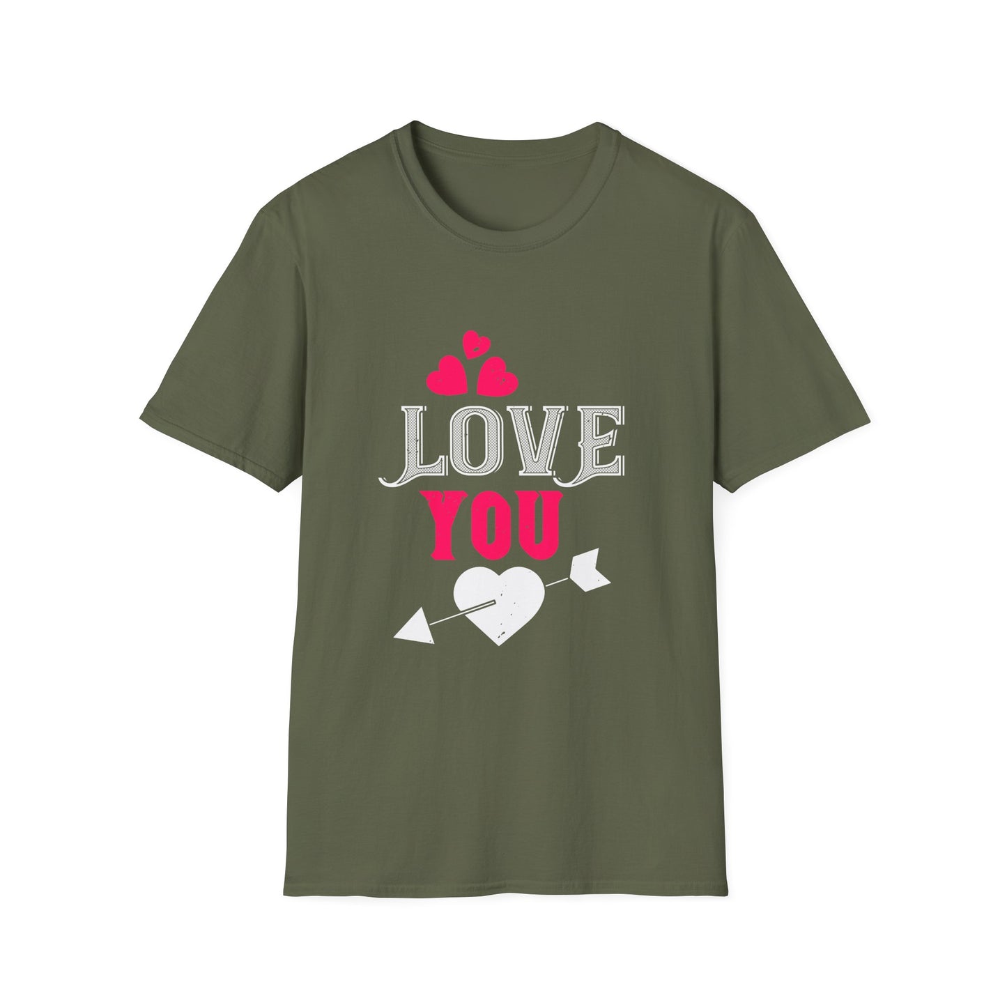 Valentine's Day Unisex T-Shirt - Love You Design