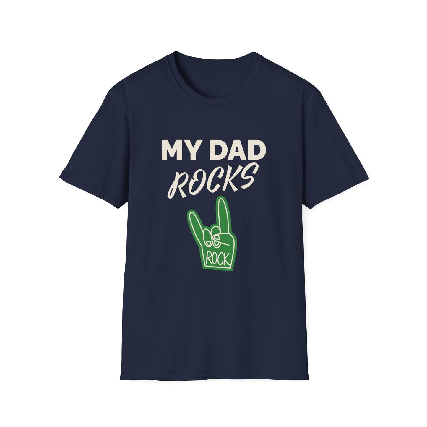 Father's Day Unisex T-Shirt - My Dad Rocks Design