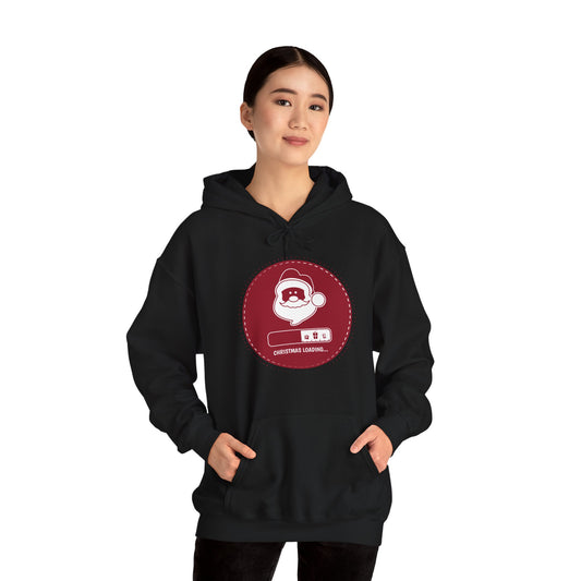 Christmas Unisex Hooded Sweatshirt - Christmas Loading Design