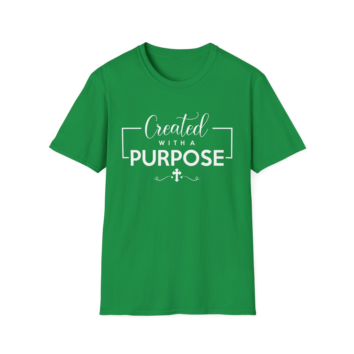 Christian Unisex T-Shirt - Created With A Purpose Design