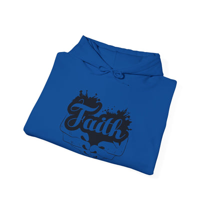 Christian Unisex Hooded Sweatshirt - Faith In Your Hands Design