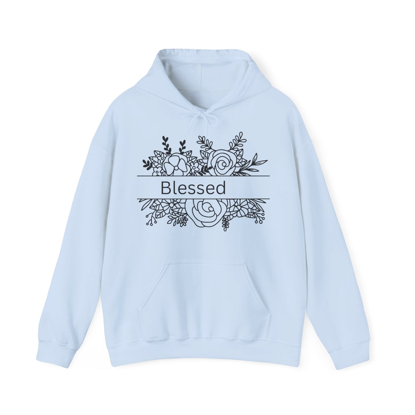 Christian Unisex Hooded Sweatshirt - Blessed Design