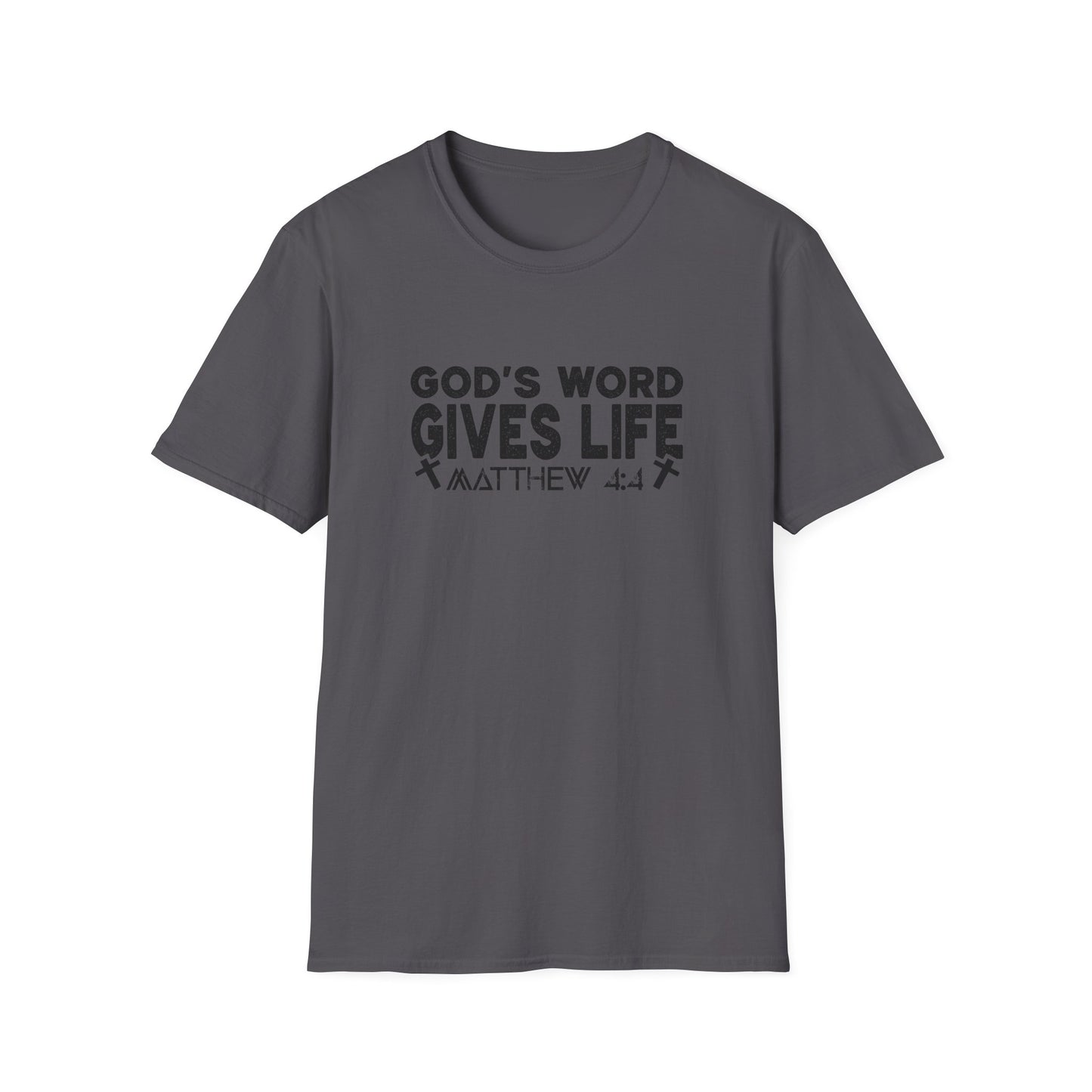 Christian Unisex T-Shirt - God's Word Gives Life Design