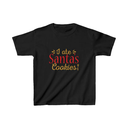 Christmas Unisex Kids T-Shirt - I Ate Santa's Cookies Design