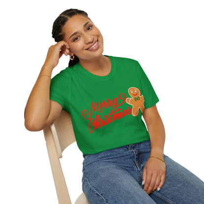 Christmas Unisex T-Shirt - Gingerbread Xmas Design