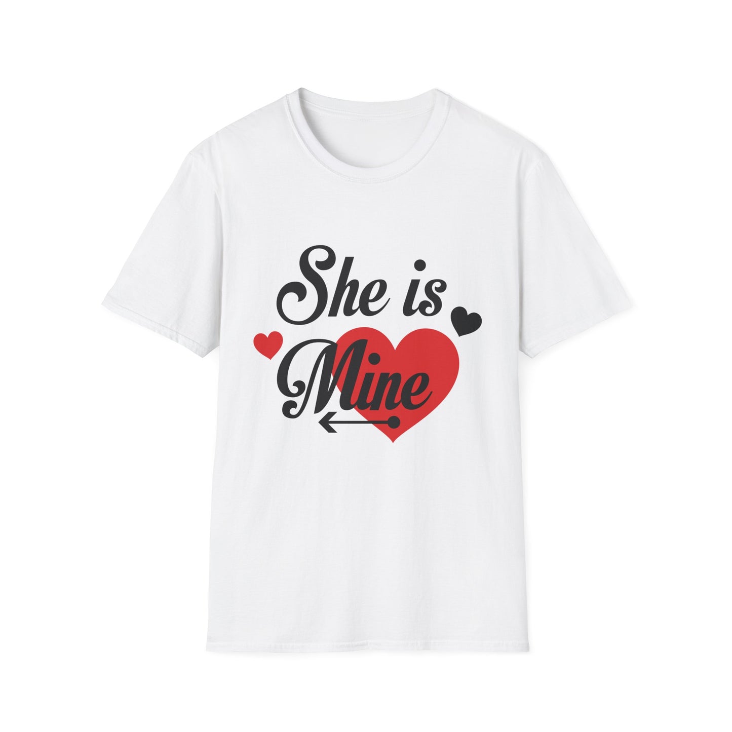 Valentine's Day Unisex T-Shirt - She Is Mine Design