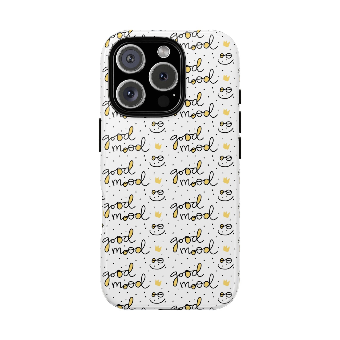 Motivational Tough Cases for iPhone - Good Mood Pattern Design