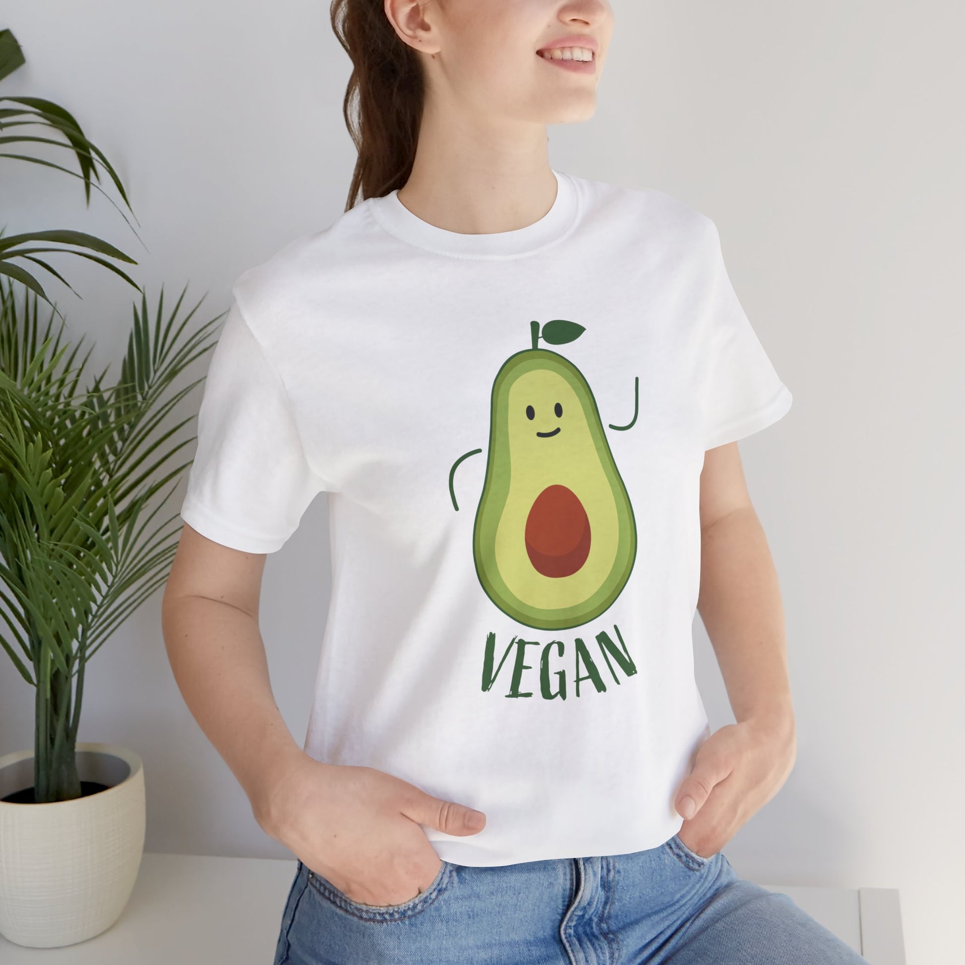 Avocado Vegan Short Sleeve T-Shirt - Unisex - Motivational Treats