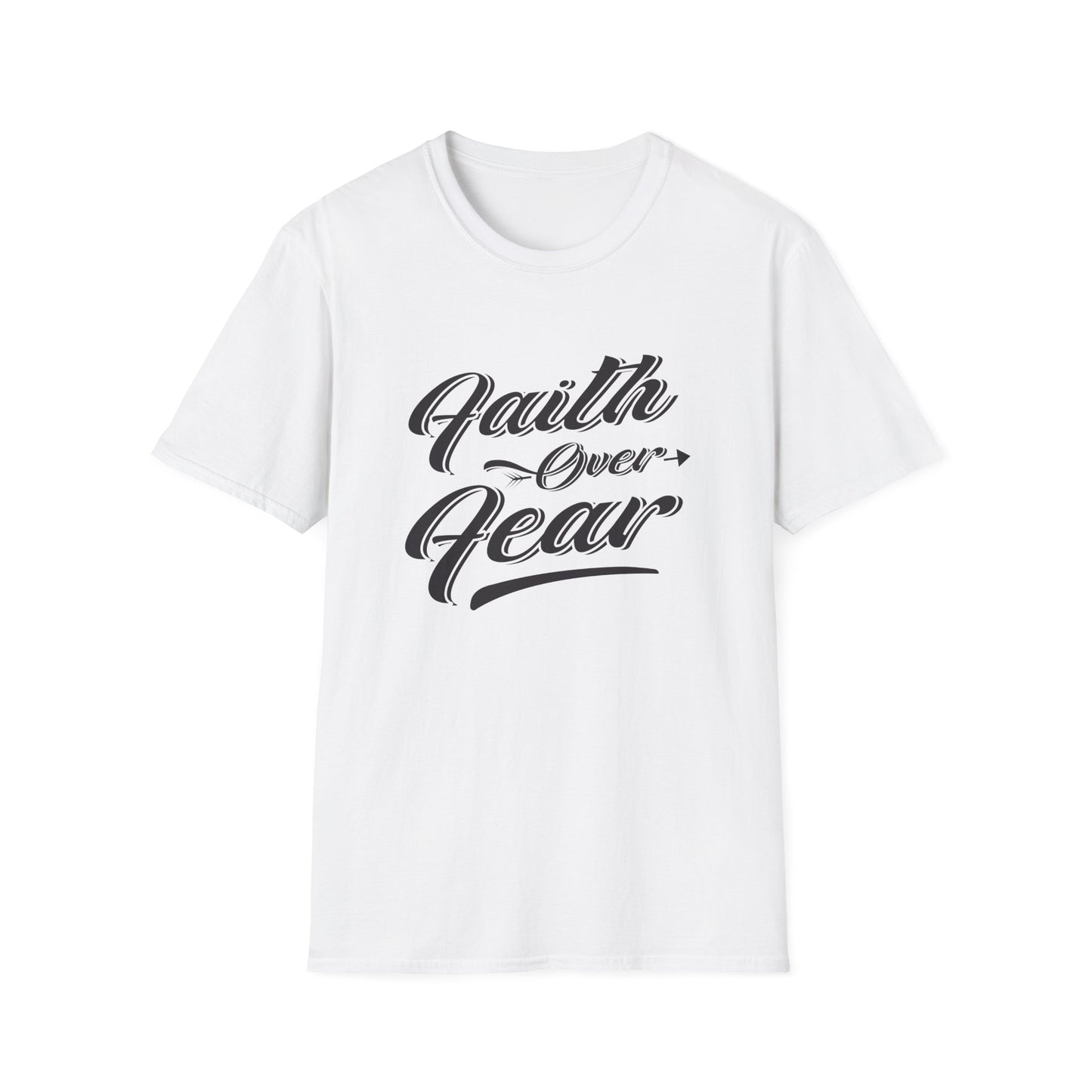 Christian Unisex T-Shirt - Faith Over Fear Design