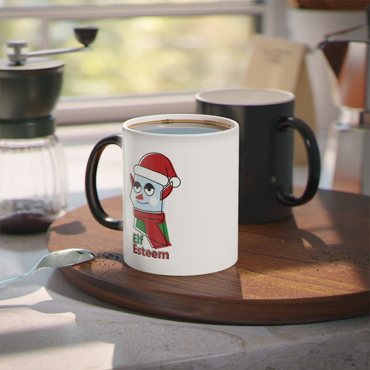 Christmas Color Changing Mug - Elf Esteem Design