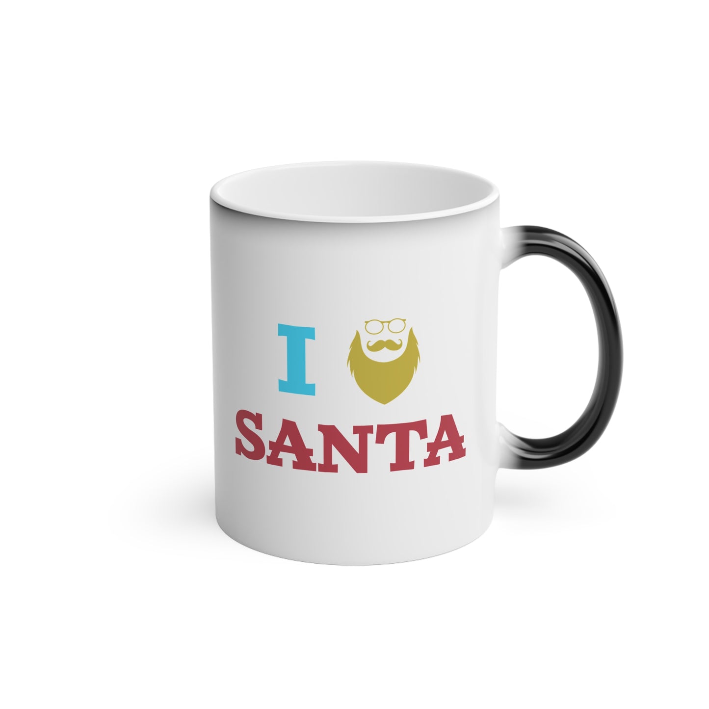 Christmas Color Changing Mug - I Love Santa Design