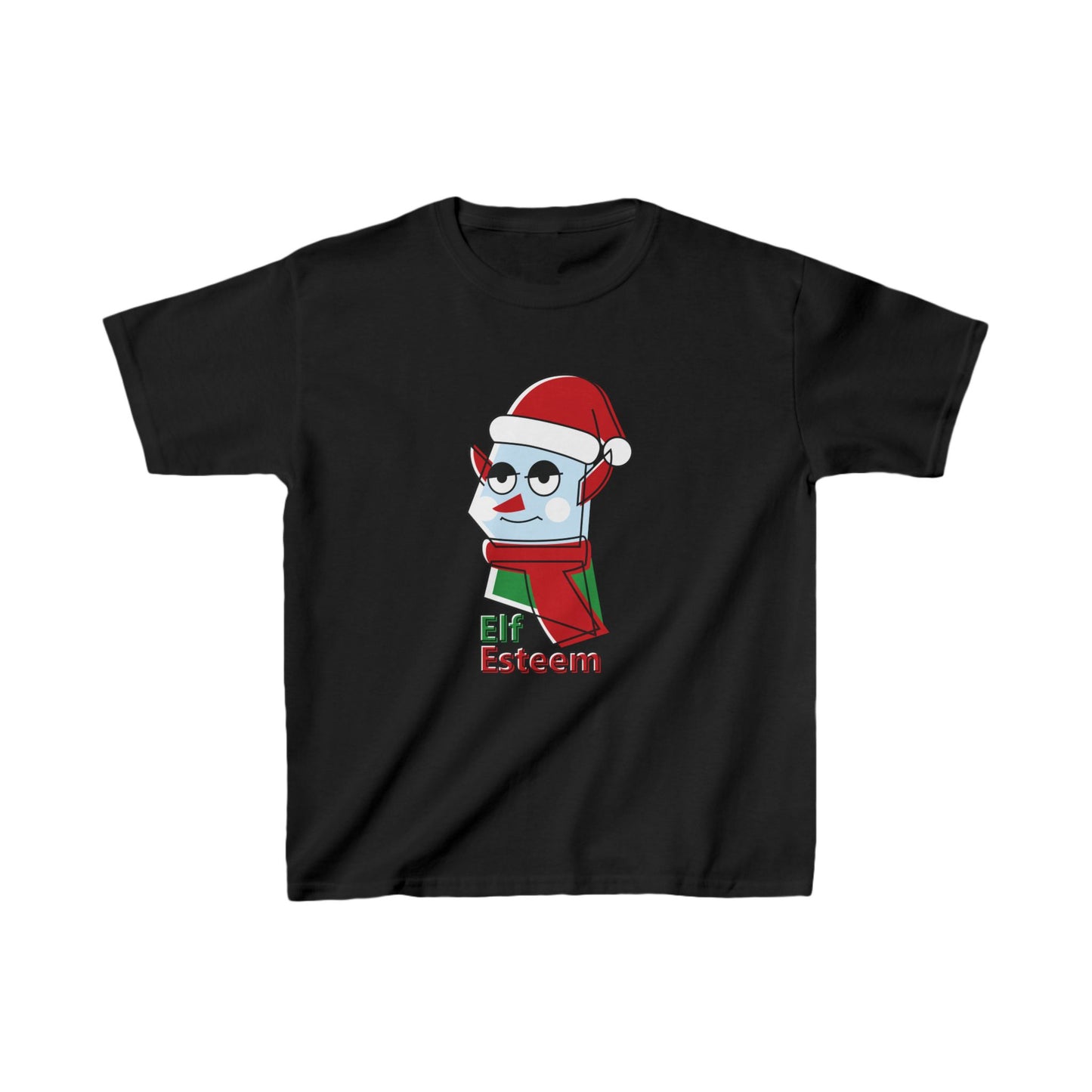 Christmas Unisex Kids T-Shirt - Elf Esteem Design