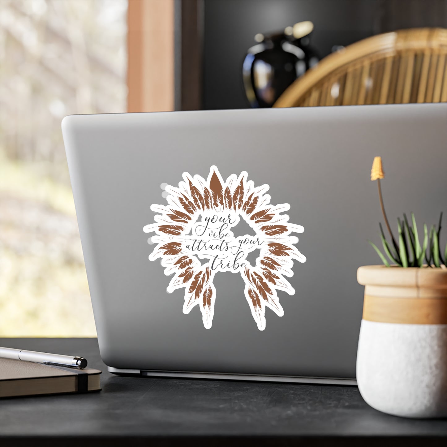 Your Vibe Attracts Your Tribe Sticker - Motivational Treats