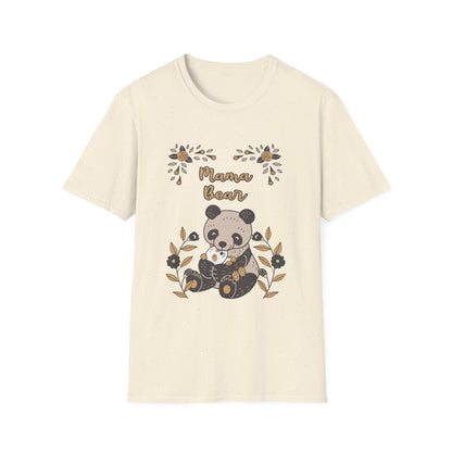 Mother's Day Unisex T-Shirt - Mama Bear Panda Design