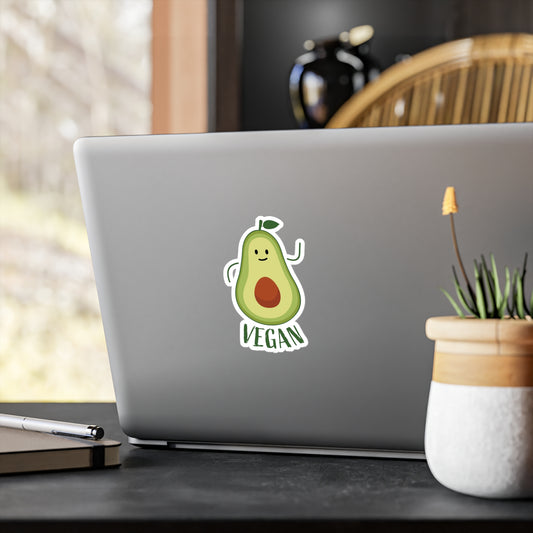 Vegan Avocado Sticker - Motivational Treats