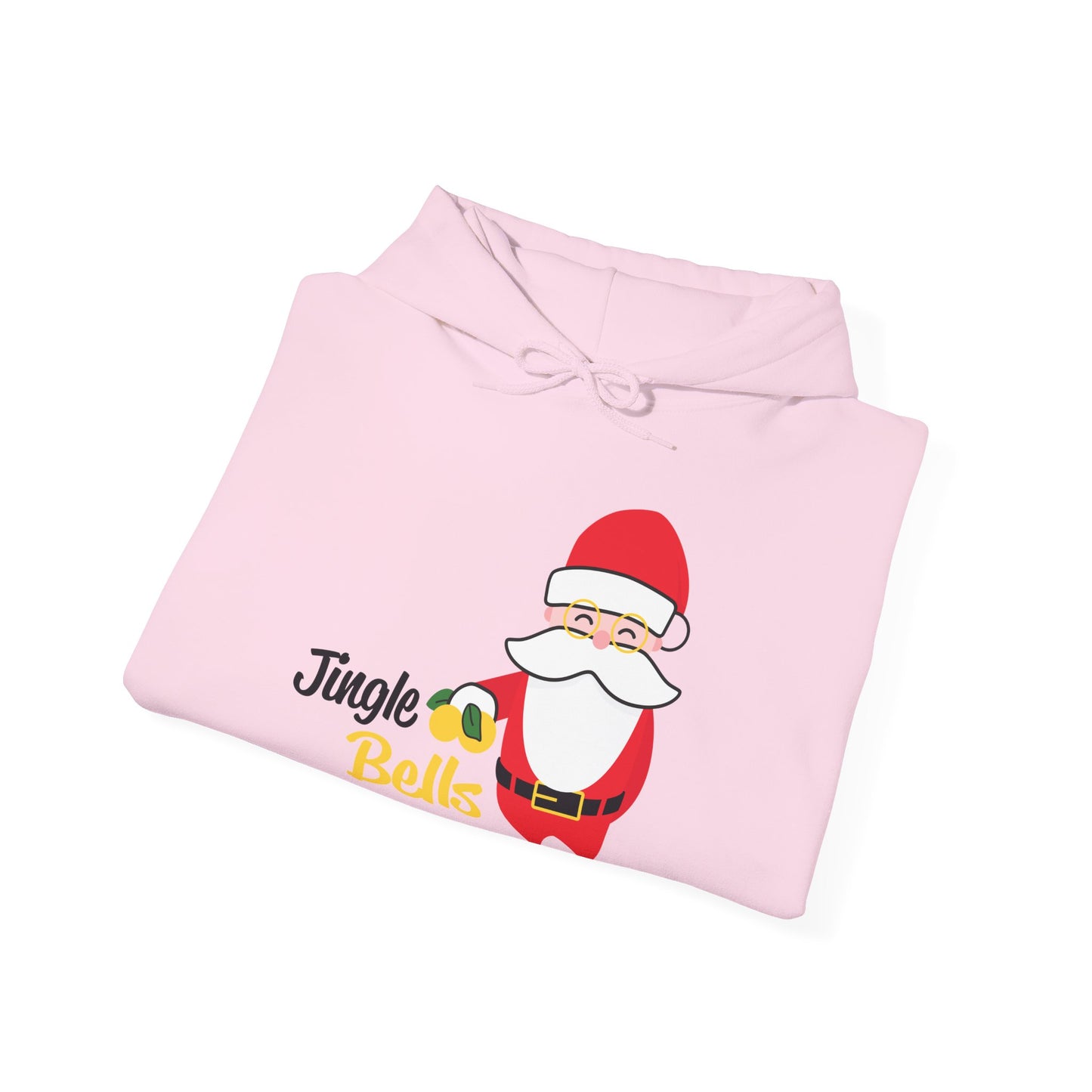 Christmas Unisex Hooded Sweatshirt - Jingle Bells Santa Design