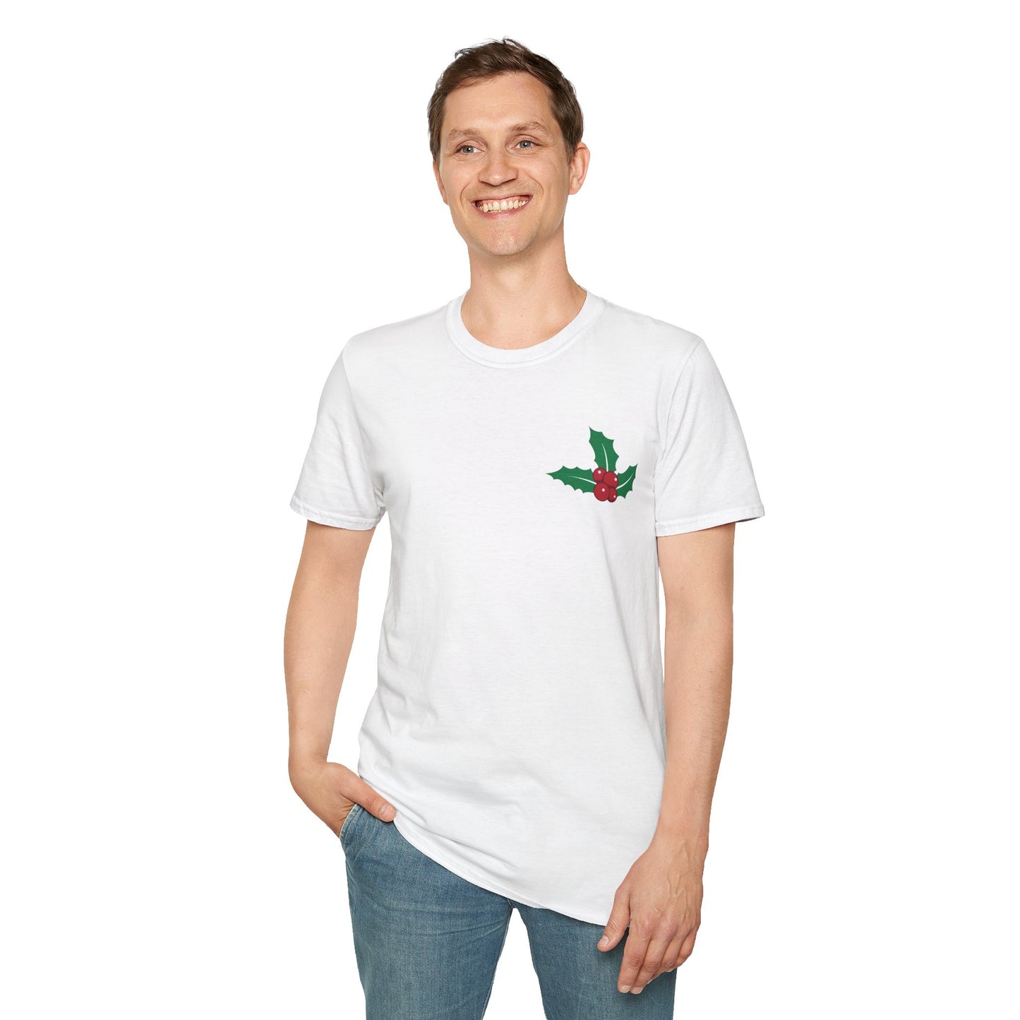 Christmas Unisex T-Shirt - Mistletoe Design