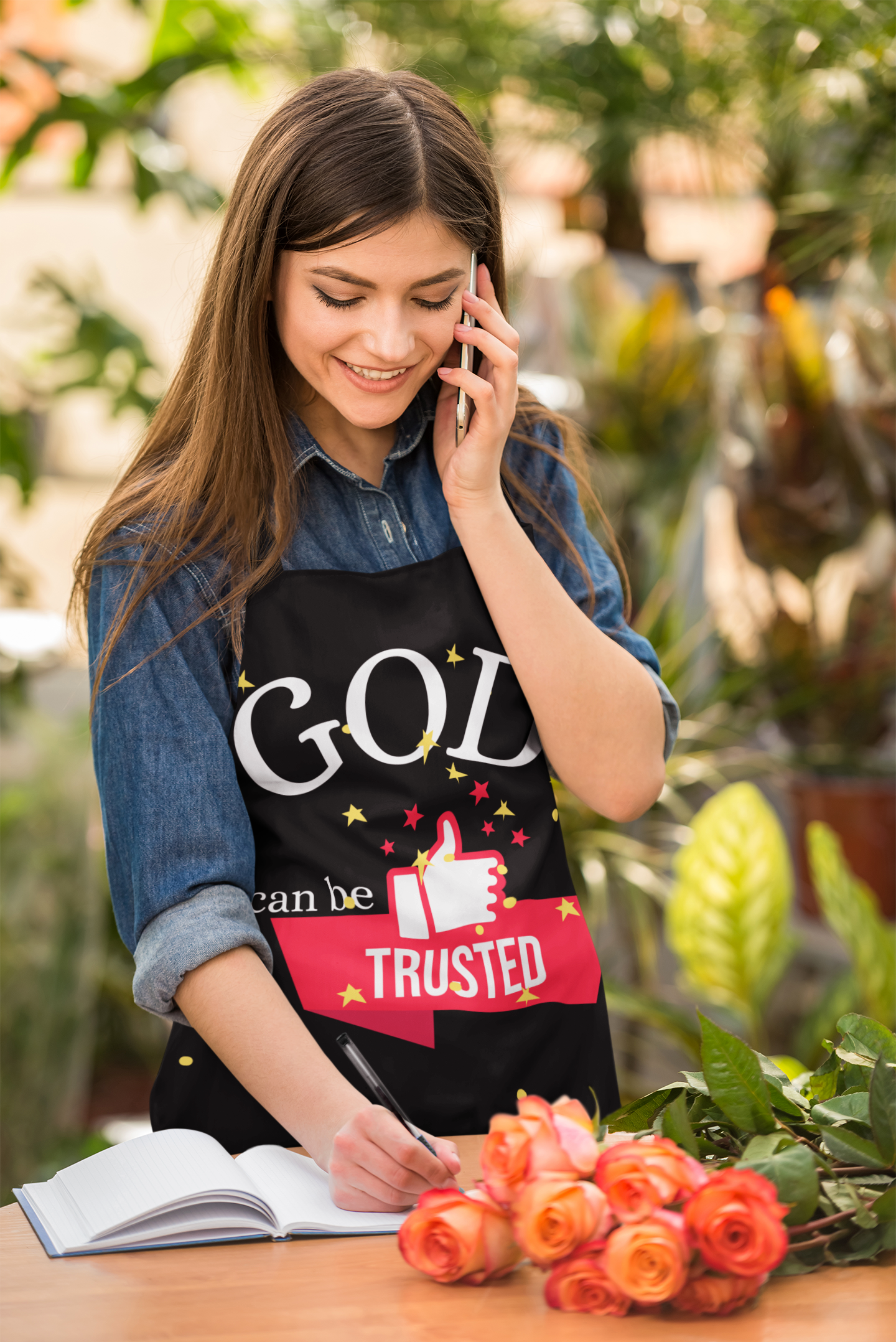 God Can Be Trusted Motivational Apron - Motivational Treats