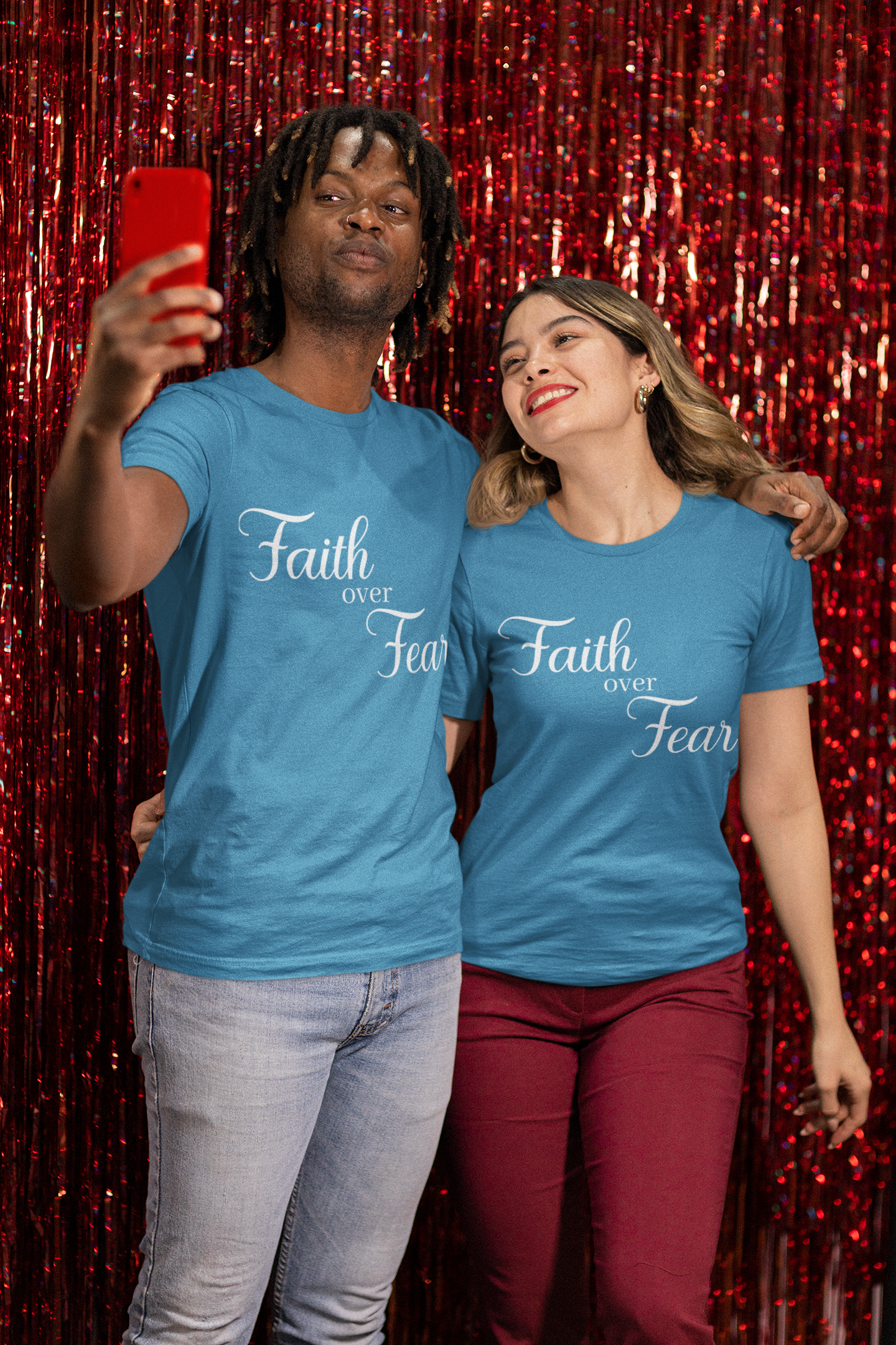 Faith Over Fear Motivational T-Shirt - Unisex - Motivational Treats