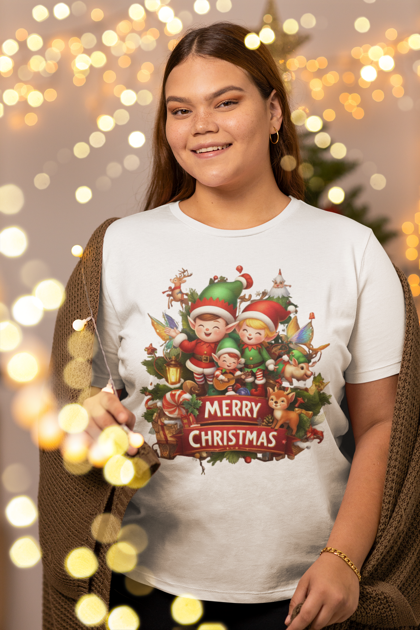 Festive Elves Christmas T-Shirt - Unisex - Motivational Treats