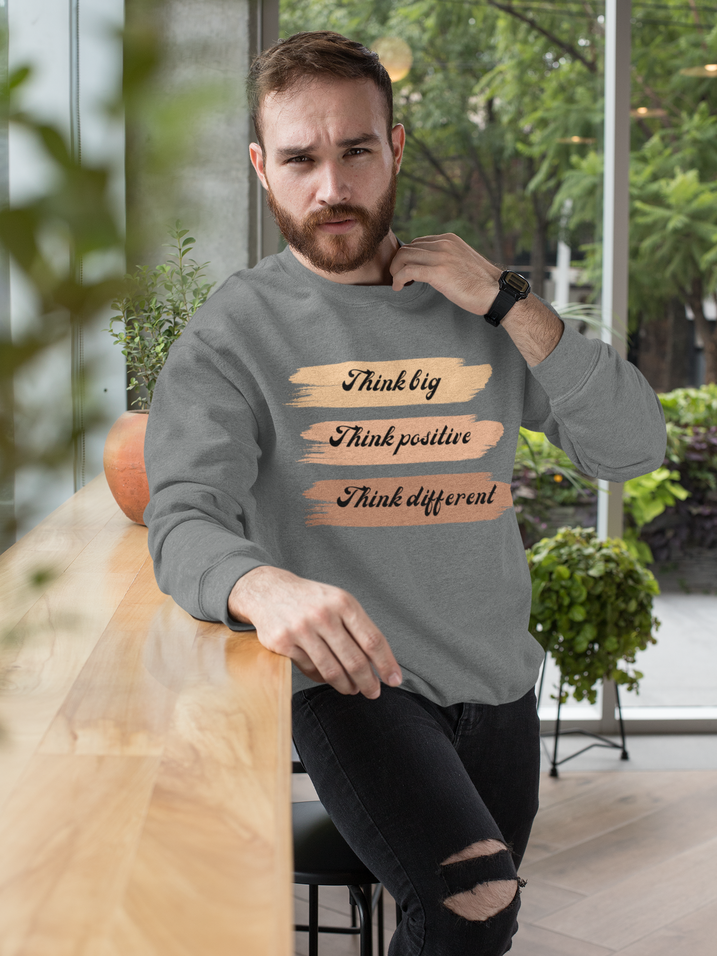 Think Big Motivational Sweatshirt - Unisex - Motivational Treats