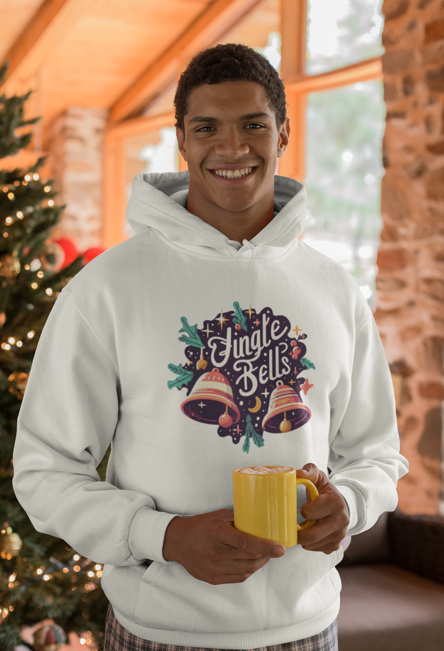 Jingle Bells Christmas Hoodie - Unisex - Motivational Treats