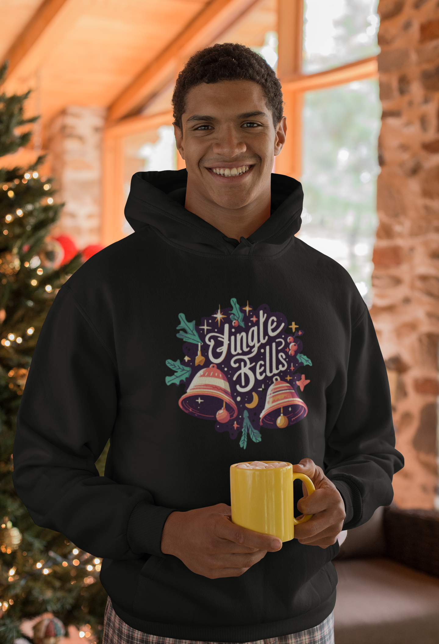 Jingle Bells Christmas Hoodie - Unisex - Motivational Treats