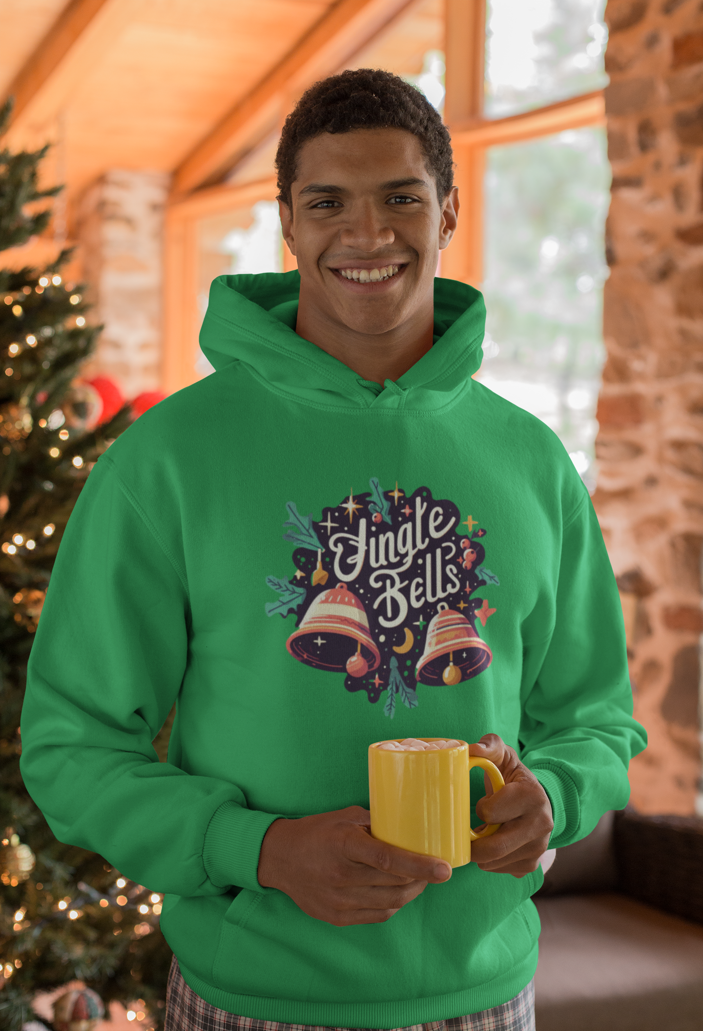 Jingle Bells Christmas Hoodie - Unisex - Motivational Treats