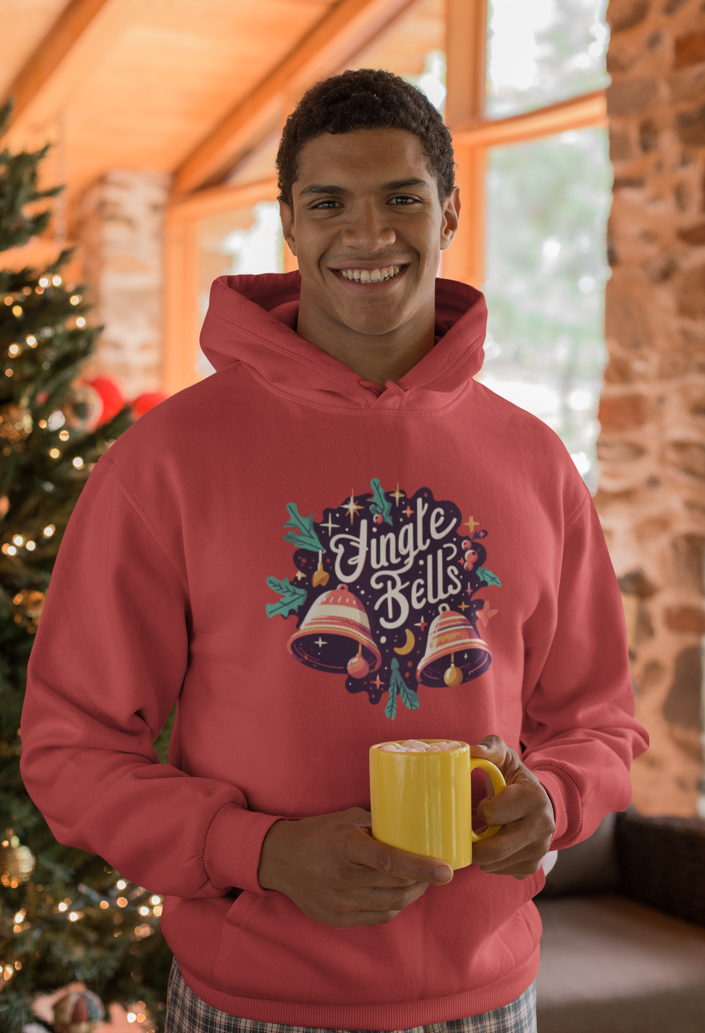 Jingle Bells Christmas Hoodie - Unisex - Motivational Treats