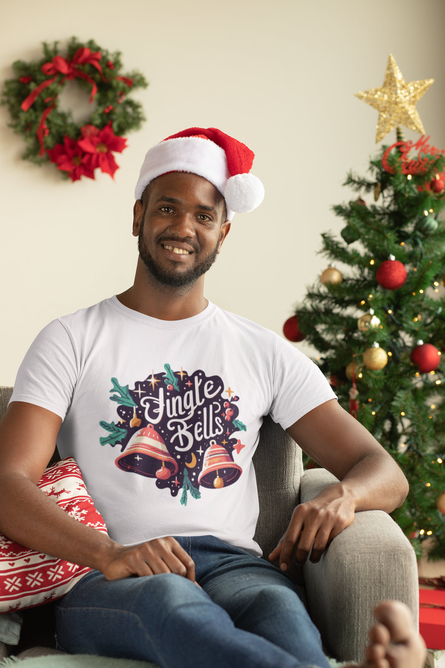 Jingle Bells Christmas T-Shirt - Unisex - Motivational Treats