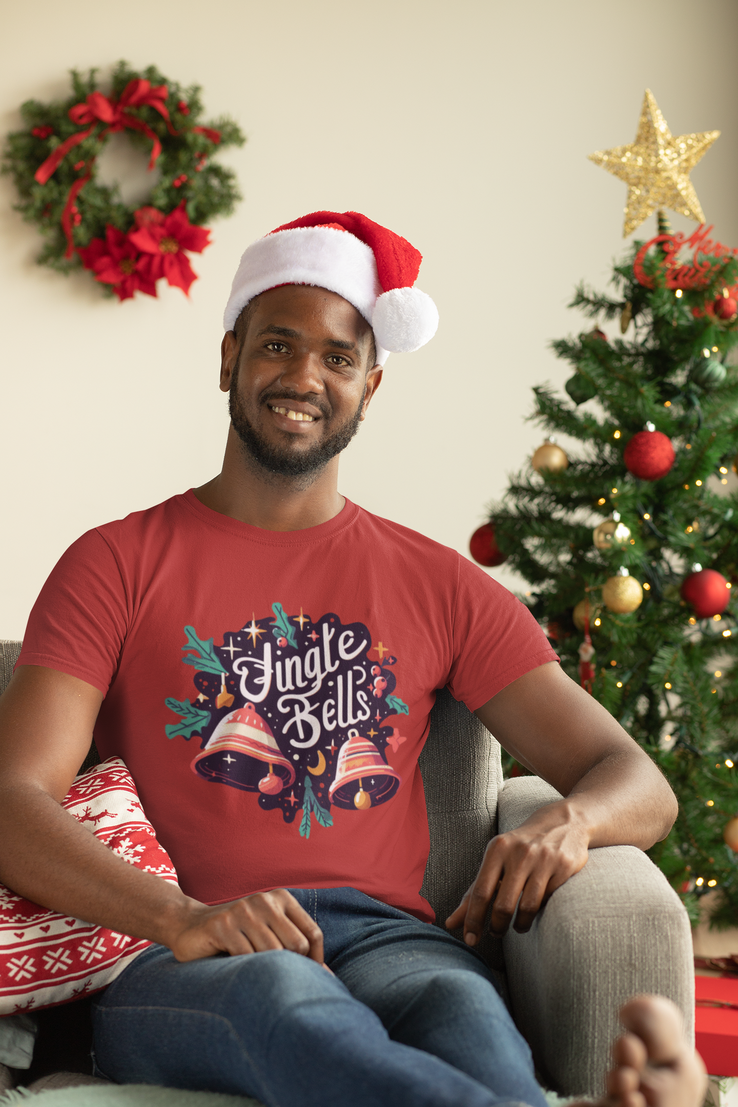 Jingle Bells Christmas T-Shirt - Unisex - Motivational Treats