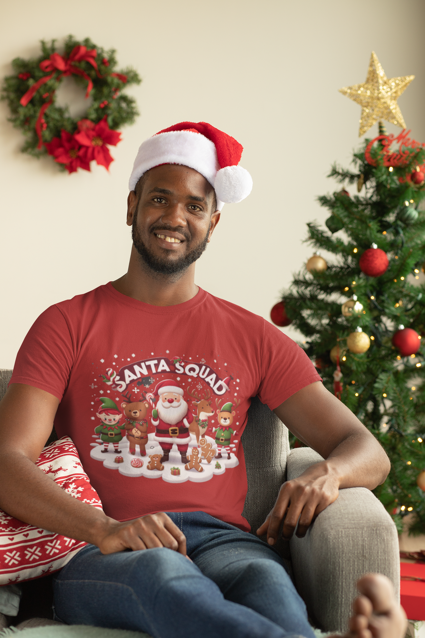 Santa Squad Winter Wonderland Christmas T-Shirt - Unisex - Motivational Treats