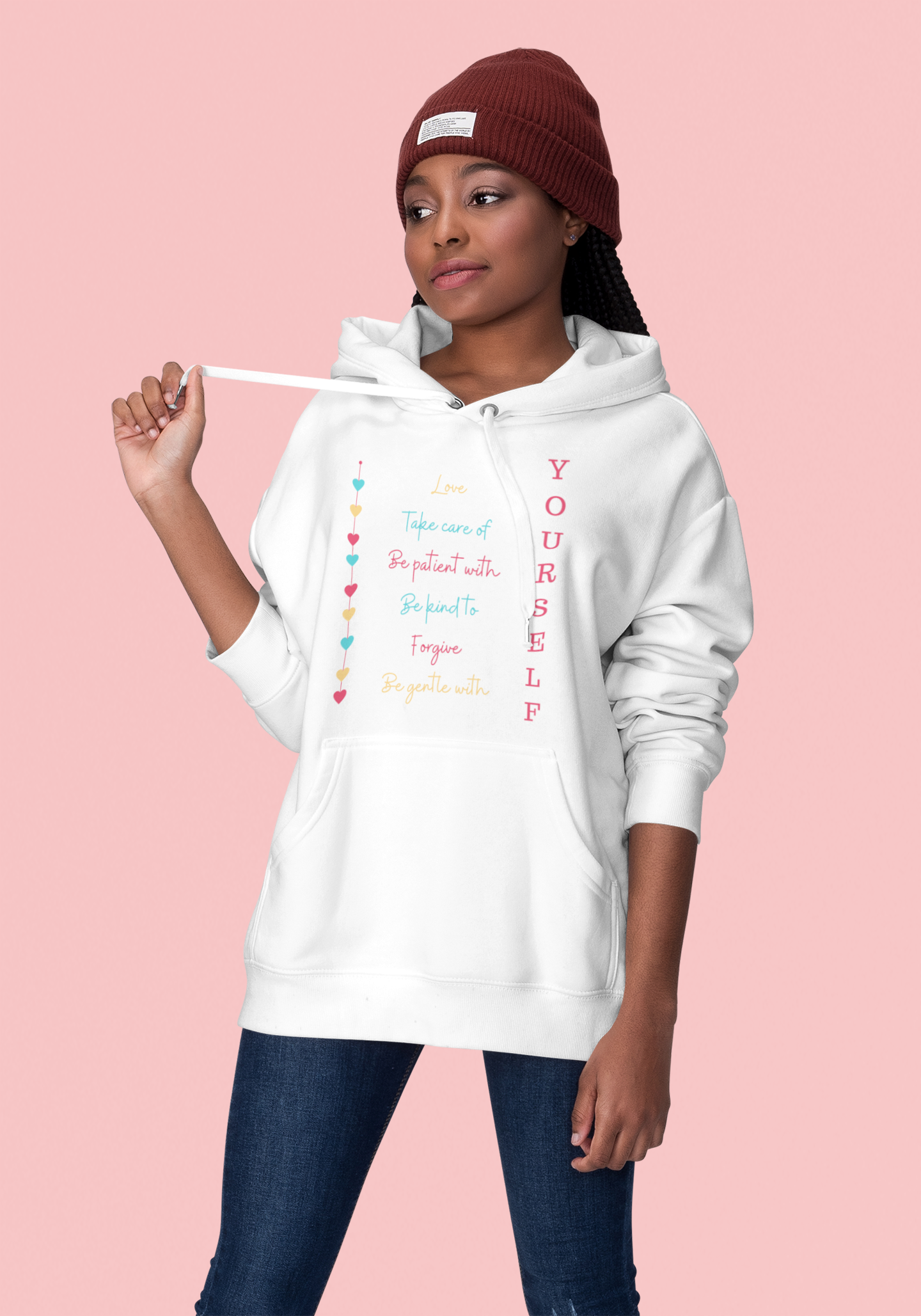 Love Yourself Motivational Hoodie - Unisex - Motivational Treats