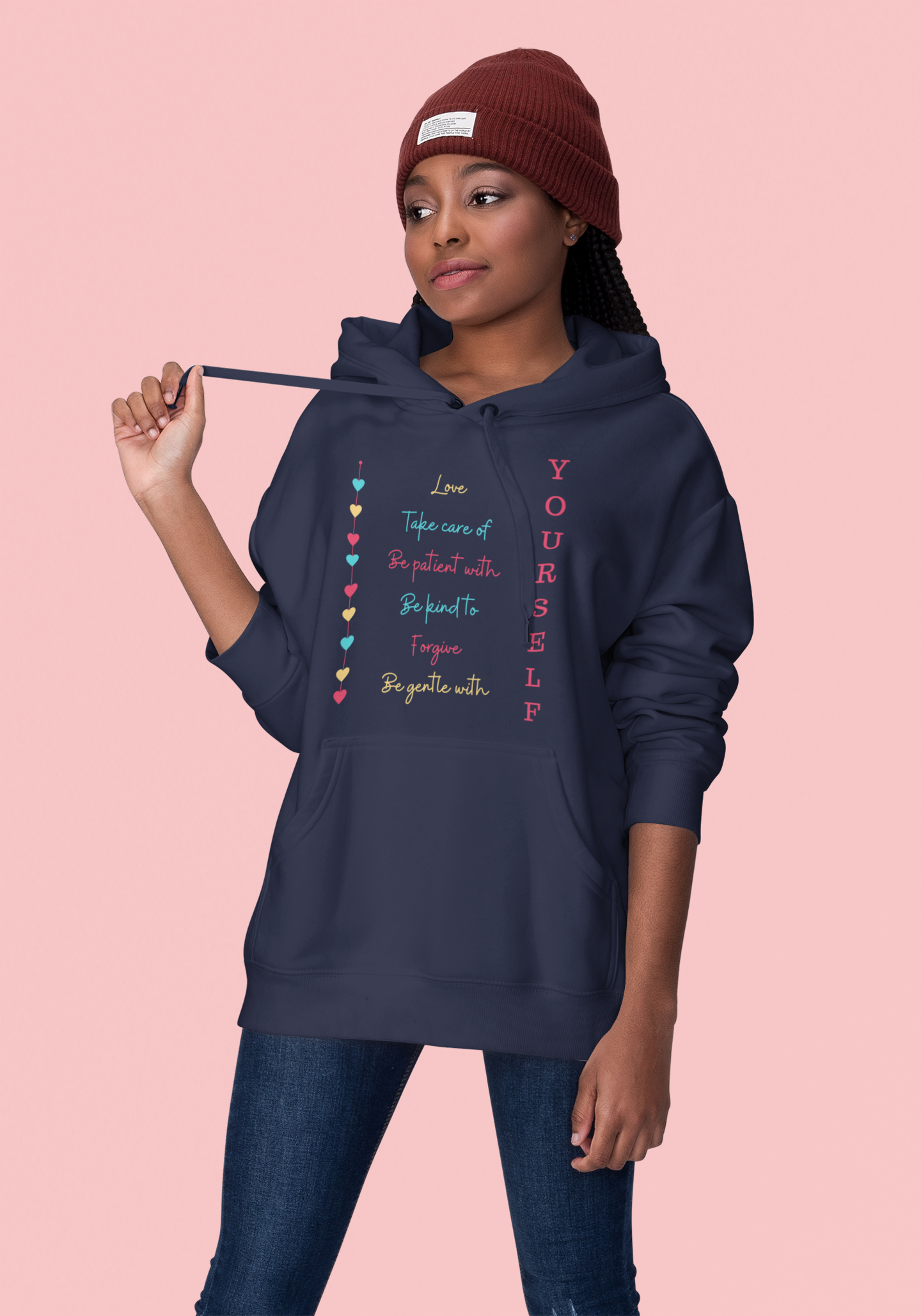 Love Yourself Motivational Hoodie - Unisex - Motivational Treats