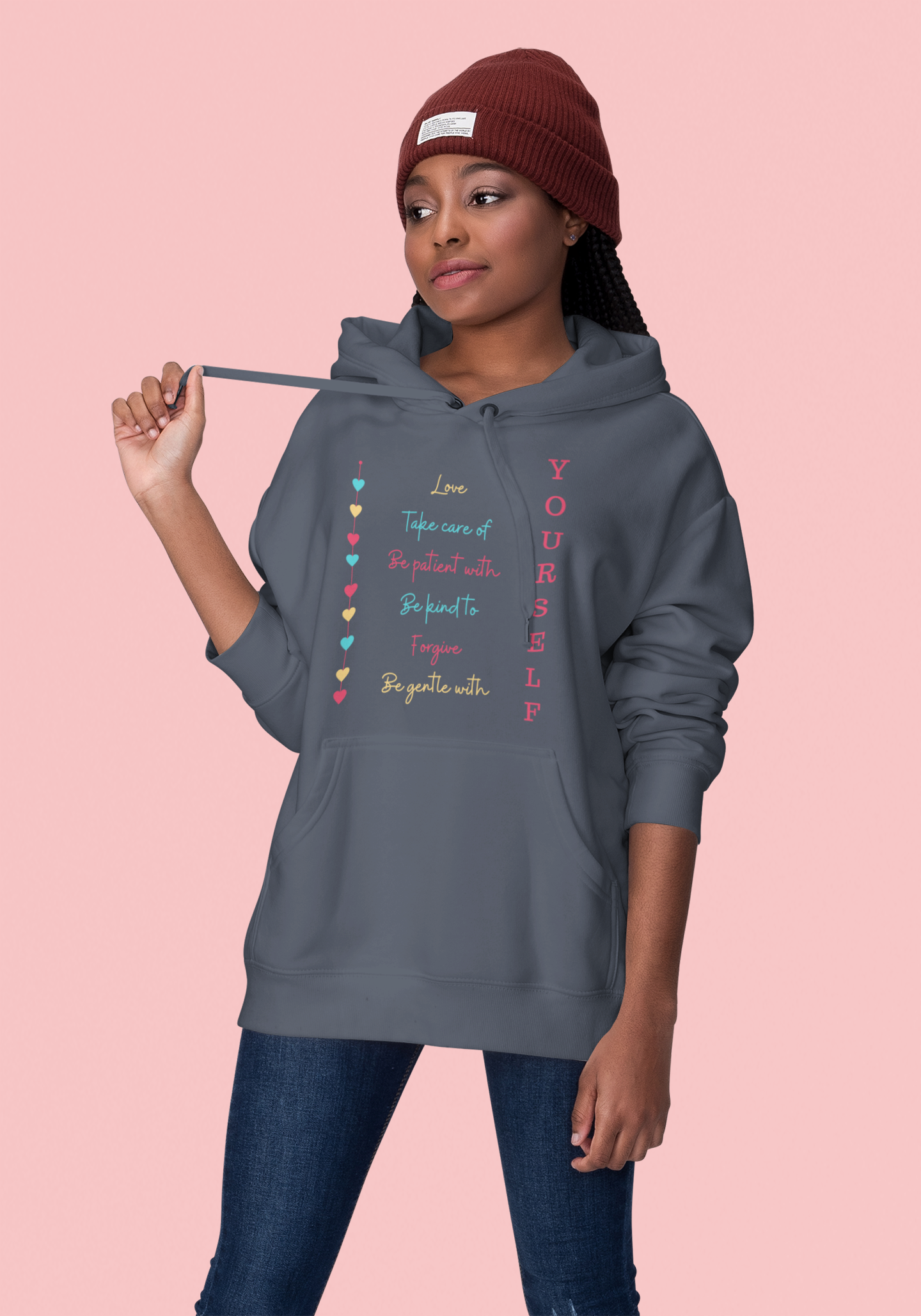 Love Yourself Motivational Hoodie - Unisex - Motivational Treats