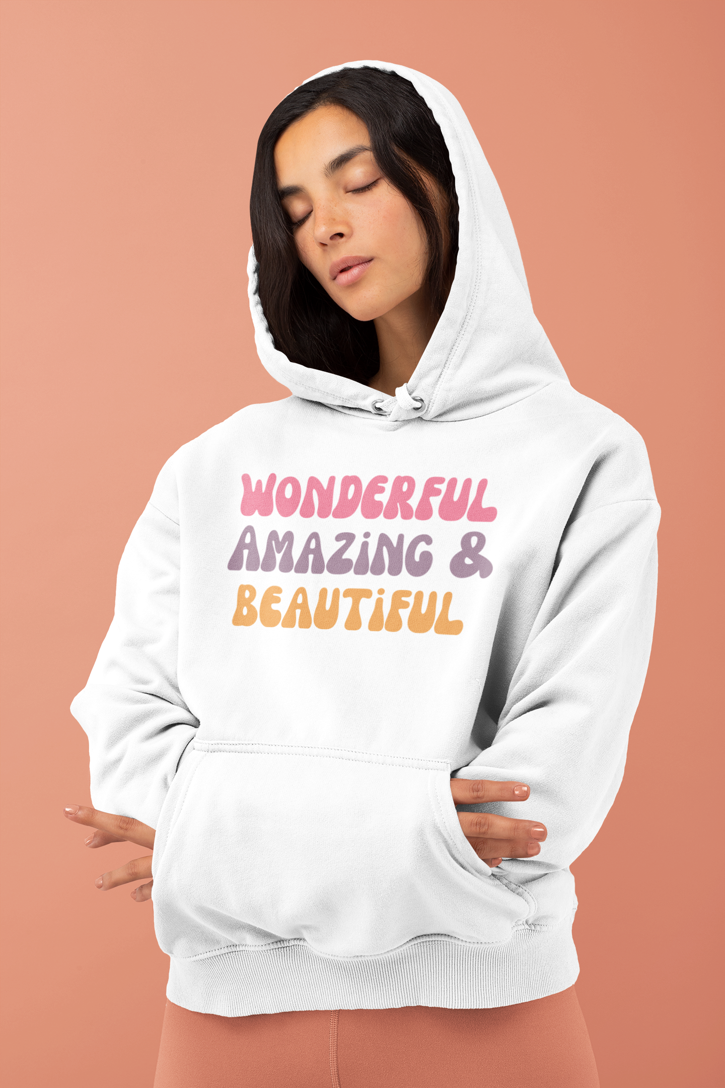 Wonderful Amazing And Beautiful Motivational Hoodie - Unisex - Motivational Treats