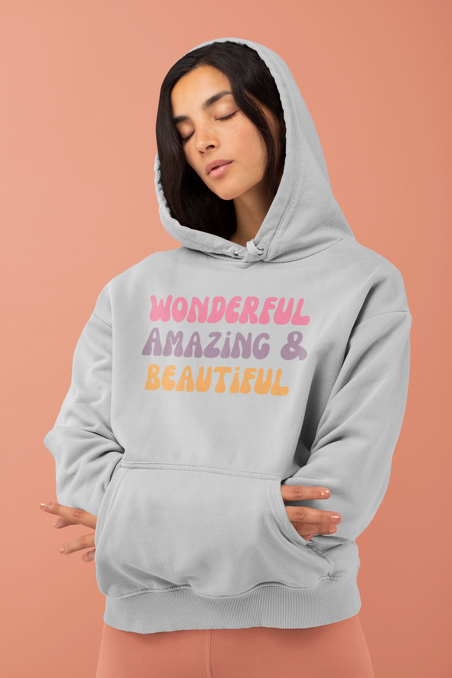 Wonderful Amazing And Beautiful Motivational Hoodie - Unisex - Motivational Treats