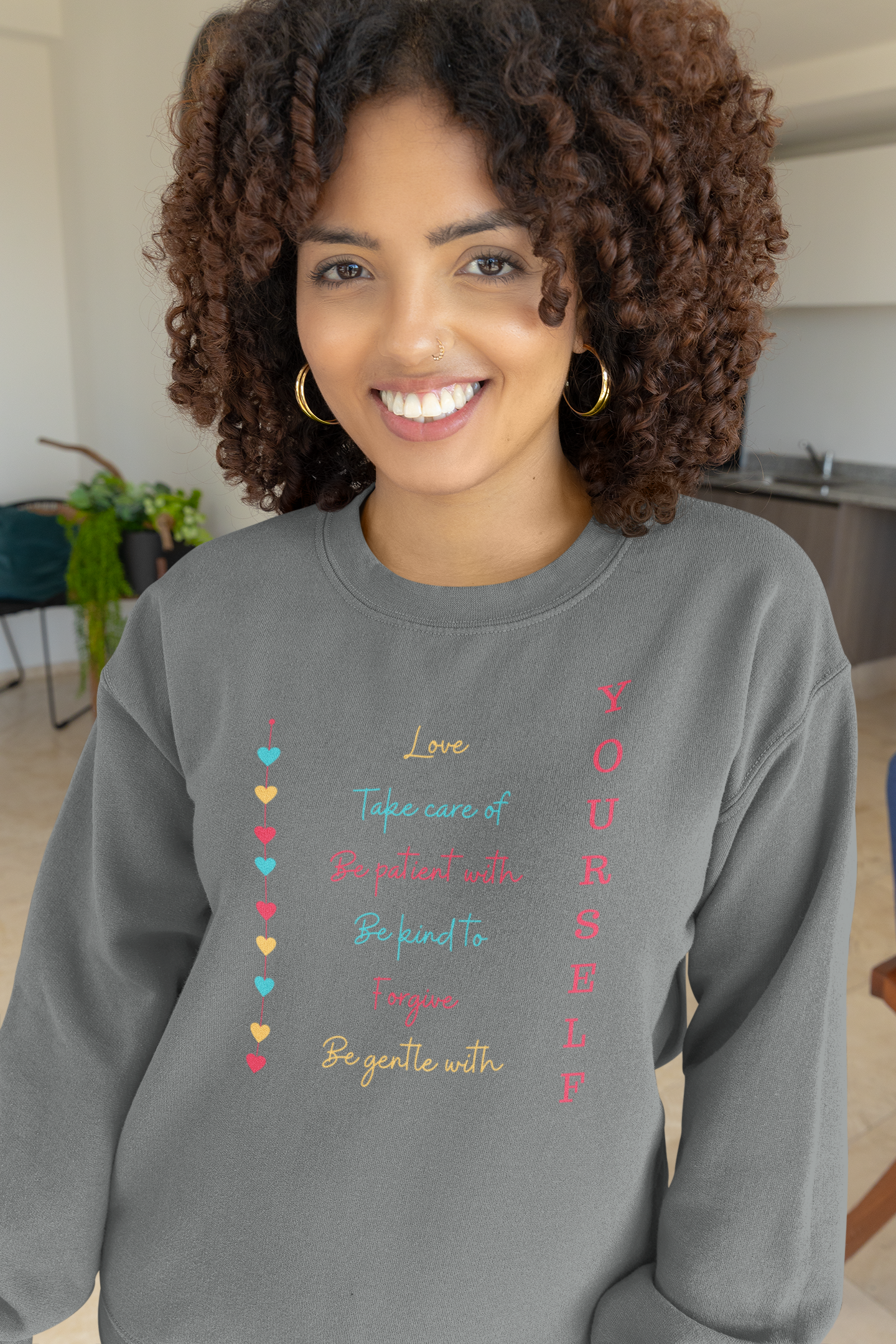 Love Yourself Motivational Sweatshirt - Unisex - Motivational Treats