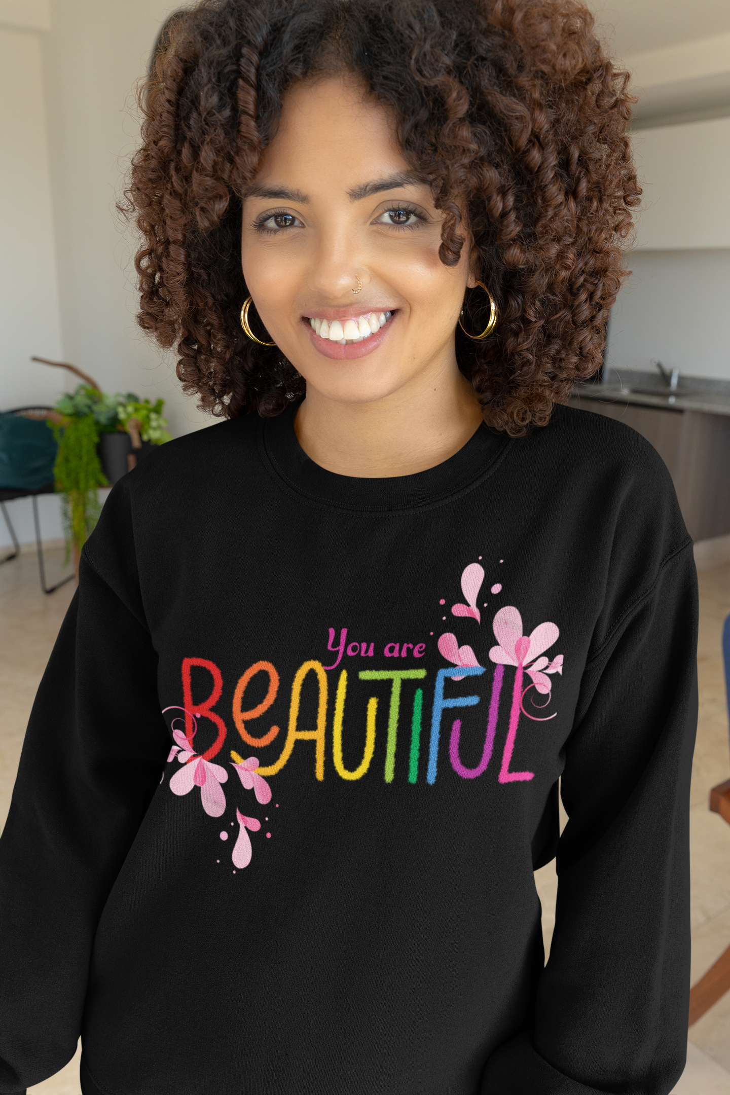 You Are Beautiful Motivational Sweatshirt - Unisex - Motivational Treats