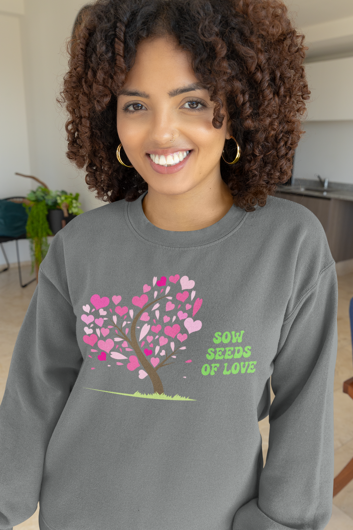 Sow Seeds Of Love Motivational Sweatshirt - Unisex - Motivational Treats