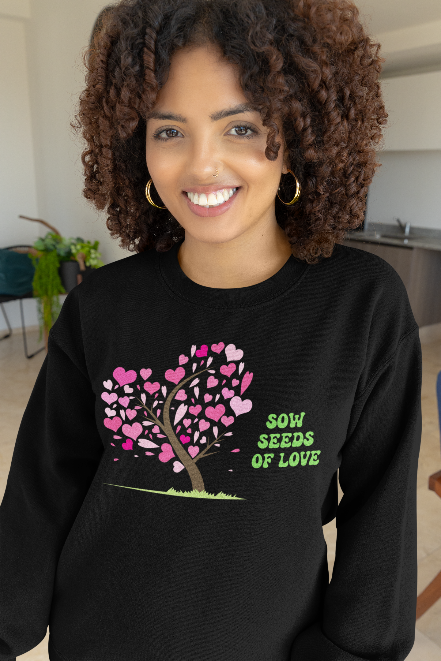 Sow Seeds Of Love Motivational Sweatshirt - Unisex - Motivational Treats