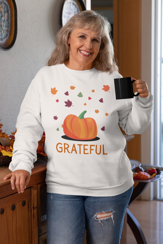 Grateful Thanksgiving Sweatshirt - Unisex - Motivational Treats